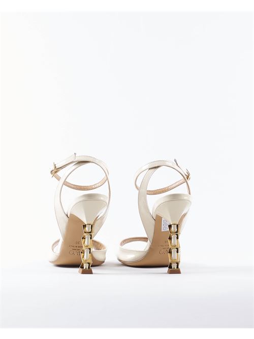Leather sandals with gold heel WO Milano WO MILANO | Sandals | W66633